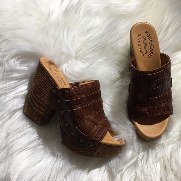 Kork-Ease Clog Slides Open Toe Size 6M - Picture 2 of 8